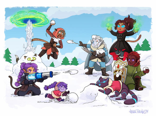 Commission OC chibi style